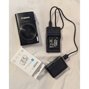 Canon PowerShot ELPH 360 HS Digital Camera Black 12x Optical Zoom Wi Fi